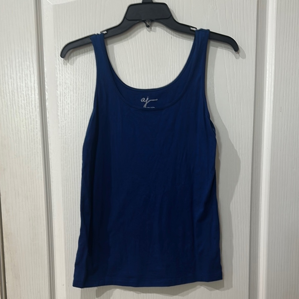 Andrea Jovine Sz S royal blue tank top NWOT